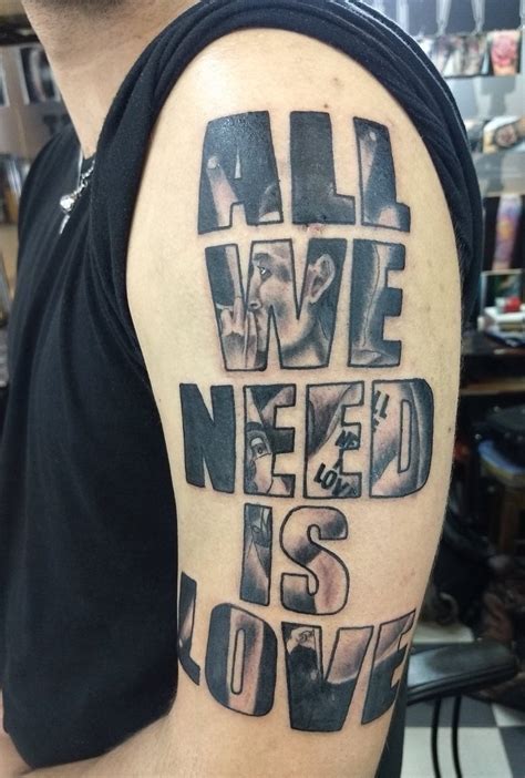 all we need is love tatuaje|101 Best All We Need Is Love Tattoo Ideas That Will .